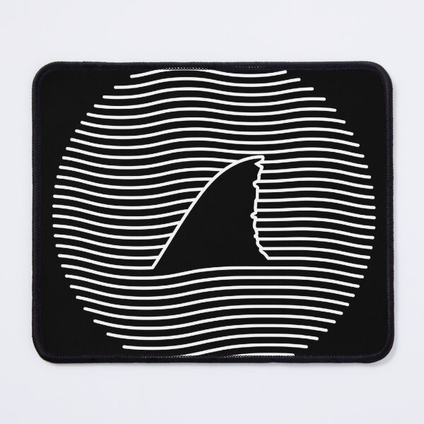 Item preview, Awesome Shark Fin Line Art Shark Lover Gift designed and sold by Teeleo.
