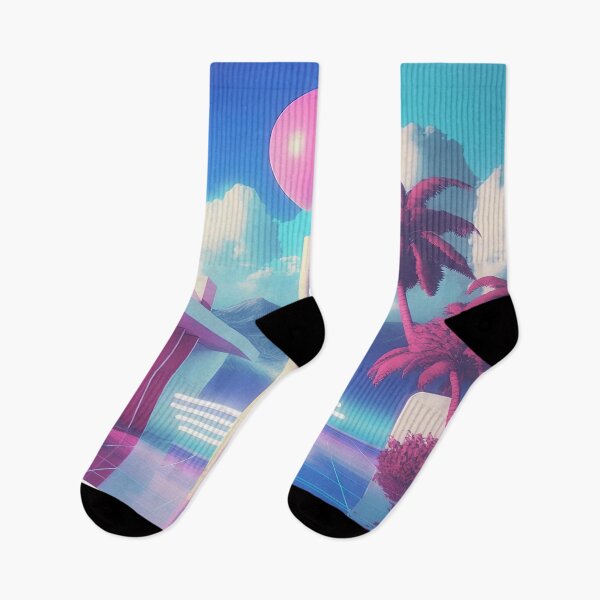 Item preview, A New Wave of Nostalgia: A Vaporwave Journey to the Past designed and sold by Mullet Monkey.