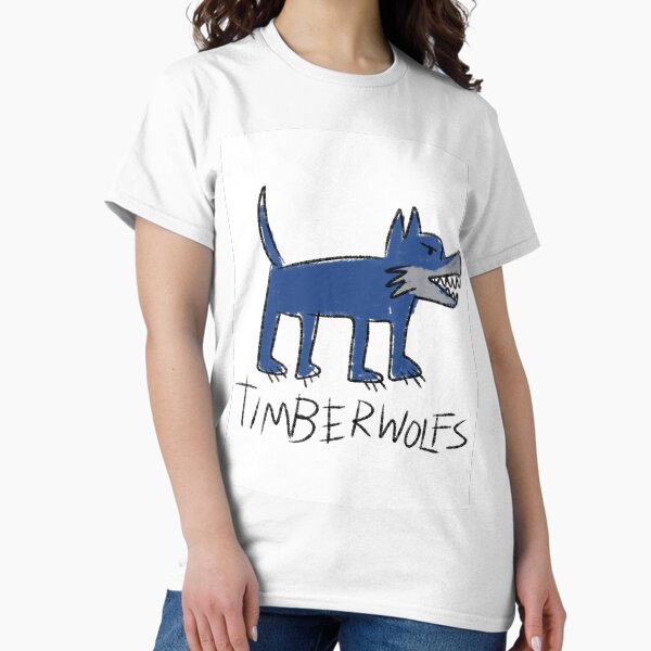 Vista previa del artículo con la obra «lobos de madera», diseñado y vendido por poorlydrawnball.