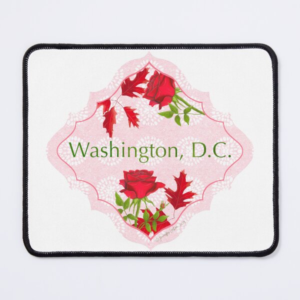 Item preview, Washington DC | District of Colombia Graphic for water bottle, laptop, journal | Vinyl stickers for nature lovers and travelers designed and sold by JourneyHomeMade.