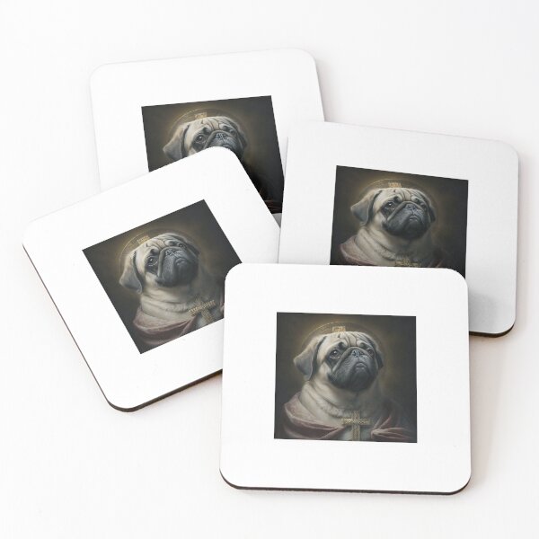 Item preview, The Pug Christ, Dog Lord  designed and sold by BuckCrispy.