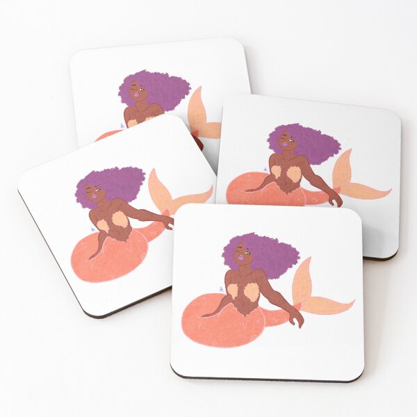 Item preview, Coral Mermaid designed and sold by aspenaten.