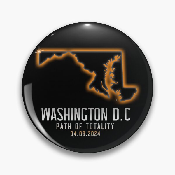 Item preview, Washington DC Path Of Totality 4.8.24 Total Solar Eclipse Gear designed and sold by DynamicDesign.