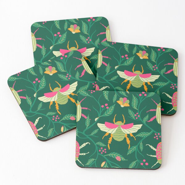Item preview, Garden Beetles designed and sold by latheandquill.