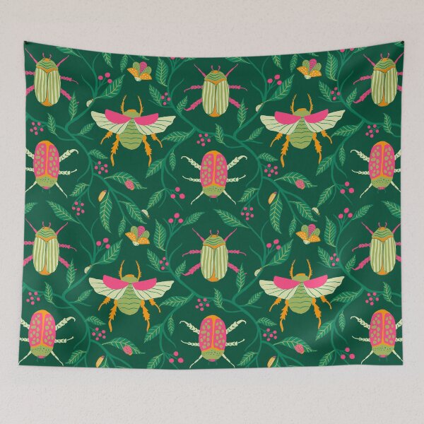 Item preview, Garden Beetles designed and sold by latheandquill.
