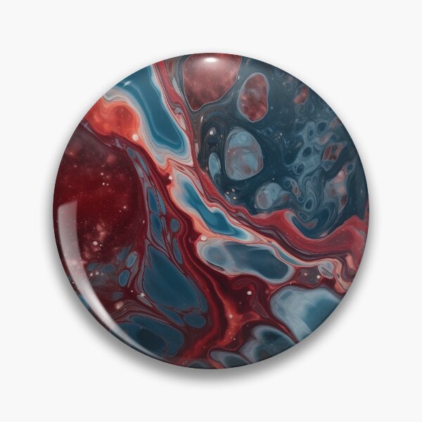 Item preview, Marble red and blue designed and sold by Sticker Nation.