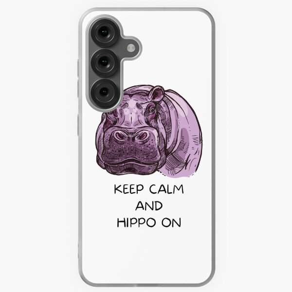 Item preview, Keep Calm and Hippo On designed and sold by John-NW-Shop.