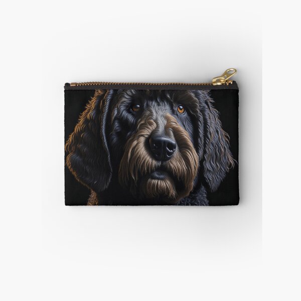 Aperçu de l'œuvre Portrait de Labradoodle créée et vendue par AI-Pets.