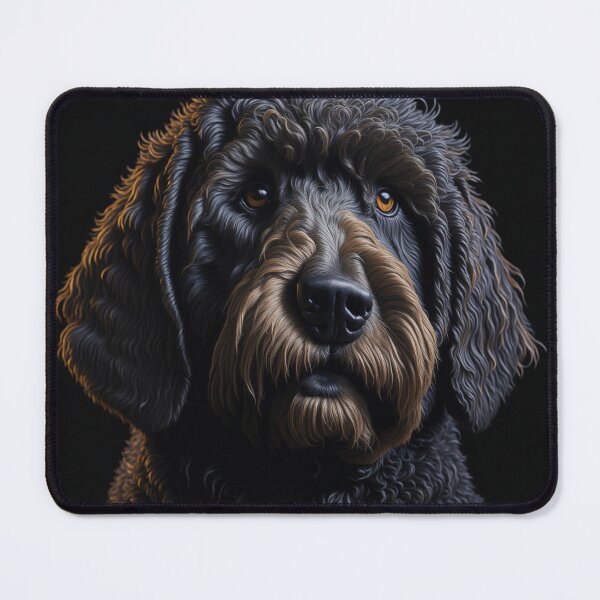 Item preview, Labradoodle Portrait designed and sold by AI-Pets.