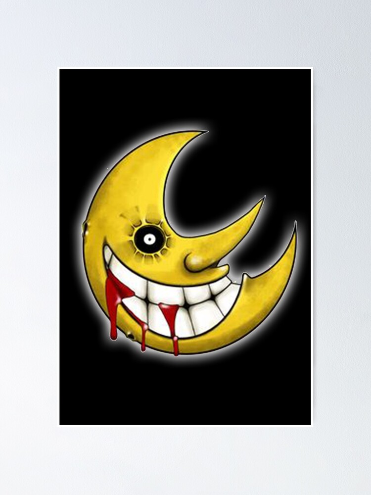 Soul Eater Moon Poster By Zippointheworld Redbubble