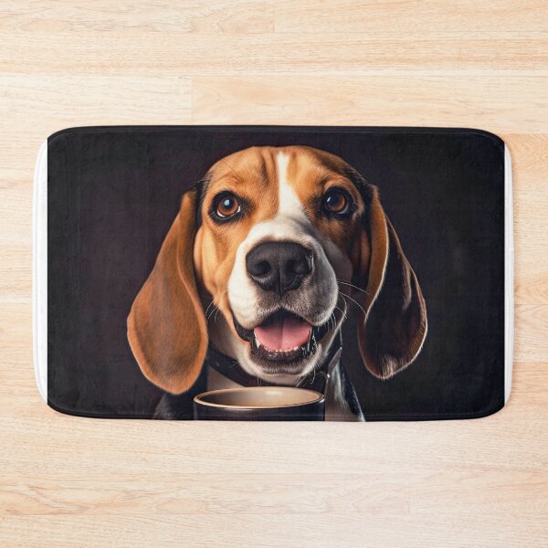 Item preview, Perky Pup: Adorable Beagle Coffee for Caffeine Lovers designed and sold by ClawedCreations.