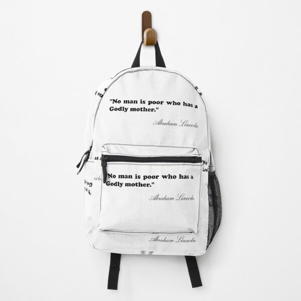 Item preview, Abraham Lincoln Quote - No man is poor who has a godly mother designed and sold by Amparwilkinson8.