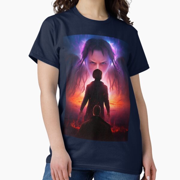 Item preview, Stranger Things Season 3 with the Mind Flayer in the Background- Futuristic Generative AI designed and sold by JuxtaJoy Studios.