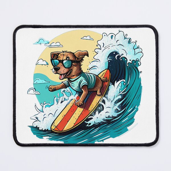 Item preview, Surfing Pup designed and sold by 7YearsBad.