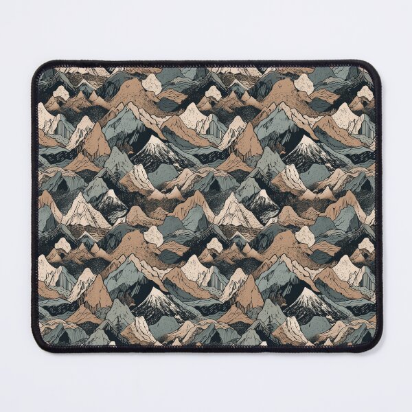 Item preview, Mountain Sketch Pattern designed and sold by Mosaica-.