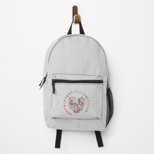 Item preview, Recycle Reuse Renew Rethink  floral heart graphic design designed and sold by Art Masterpiece ⭐⭐⭐⭐⭐.