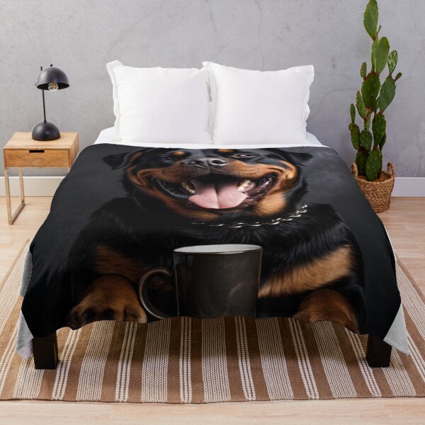 Item preview, Perky Pup: Adorable Rotty Rottweiler Coffee for Caffeine Lovers designed and sold by ClawedCreations.