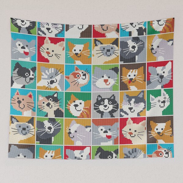 Item preview, Cat Stitch Pattern designed and sold by GravesClark.