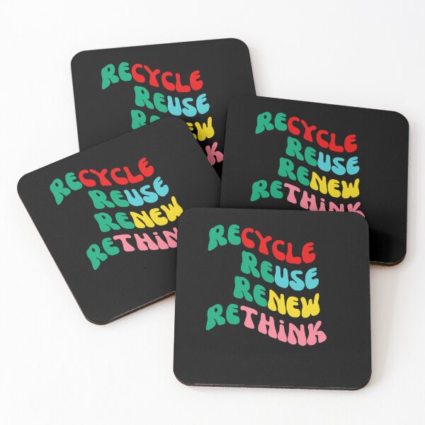Item preview, Recycle Reuse Renew Rethink designed and sold by CocoParadise.