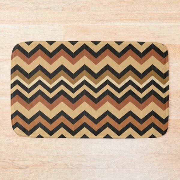 Item preview, Earthy Elegance: A Rich Brown Chevron Pattern designed and sold by FalconPrint.
