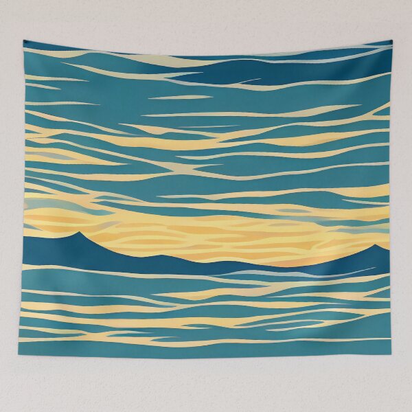 Item preview, Sunset Horizon Waves designed and sold by Austin H. Kapfumvuti.