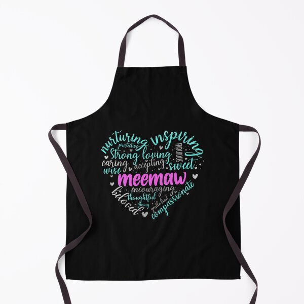 Artikelvorschau, Meemaw Wordart in Herzform entworfen und verkauft von SimplyCosmic11.