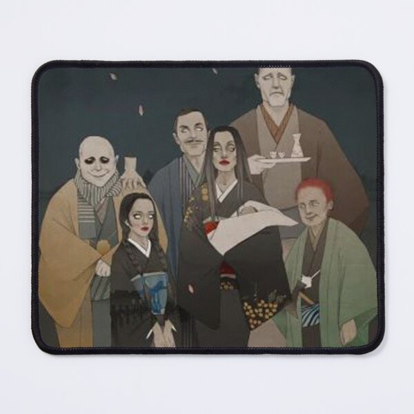 Item preview, The Addams Family in kimonos Illustrations designed and sold by valdoBEtrand.
