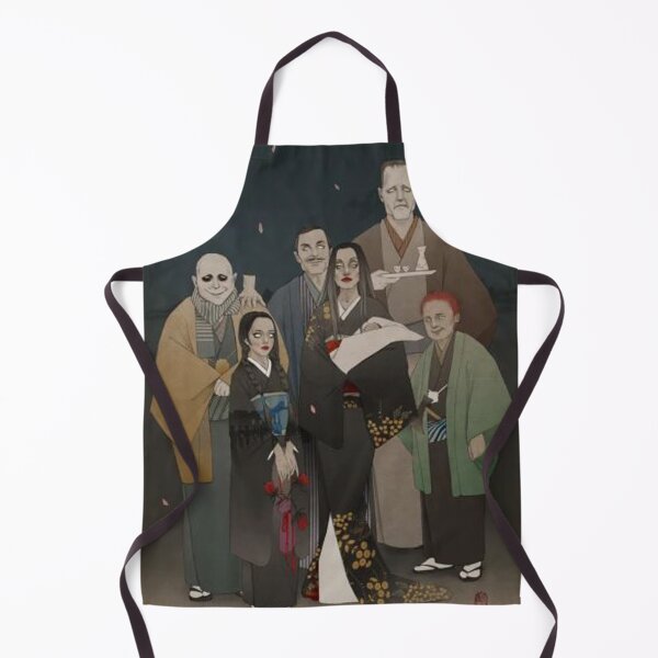 Item preview, The Addams Family in kimonos Illustrations designed and sold by valdoBEtrand.