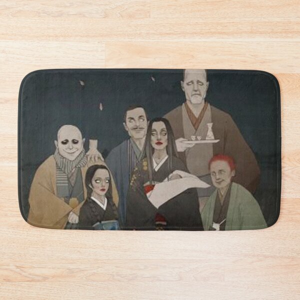 Item preview, The Addams Family in kimonos Illustrations designed and sold by valdoBEtrand.