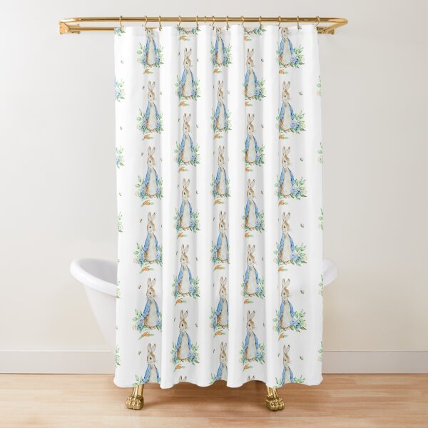 Cute Fox Bear Bird Bunny Tree Shower Curtain - Home Decor Bathroom