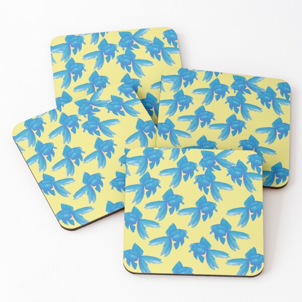 Item preview, French Country Goldfish! (Blue and Yellow) designed and sold by Claviger.