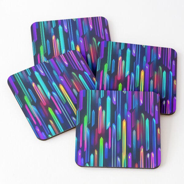 Item preview, Light Show Rave Retro 80s Pattern 2 designed and sold by Christine Layne.