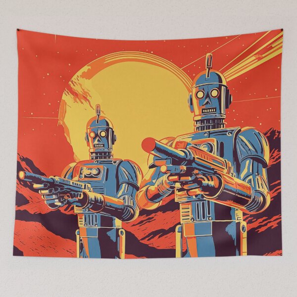 Item preview, Space robots on Mars designed and sold by mosfunky.