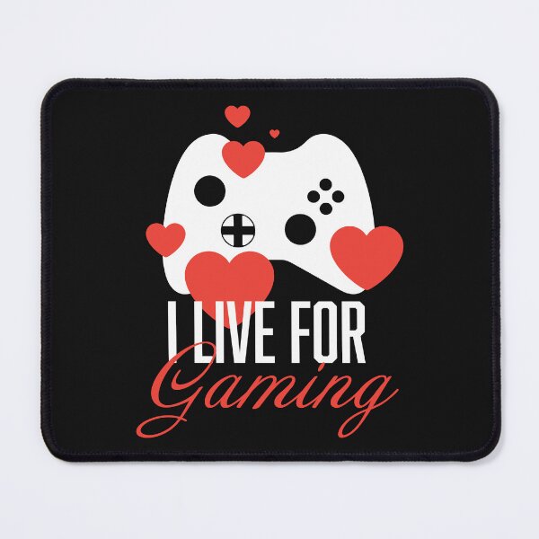 Item preview, I Live for Gaming designed and sold by OneFineGem.