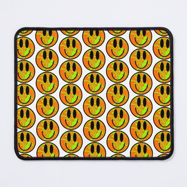 Item preview, Orange and Green Smiley Face designed and sold by BejeweledJules.