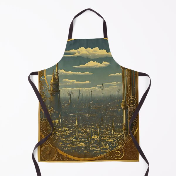 Item preview, Victorian Fantasy Steampunk City designed and sold by entwithanaxe.