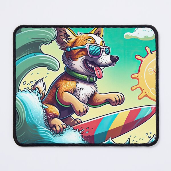 Item preview, Surfing Pup designed and sold by 7YearsBad.