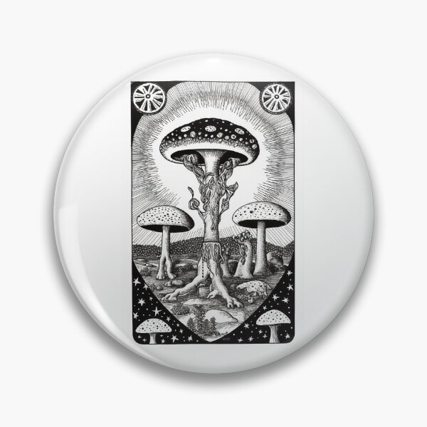Item preview, Hermetic Mushroom Card 5 designed and sold by keenaesthetic.