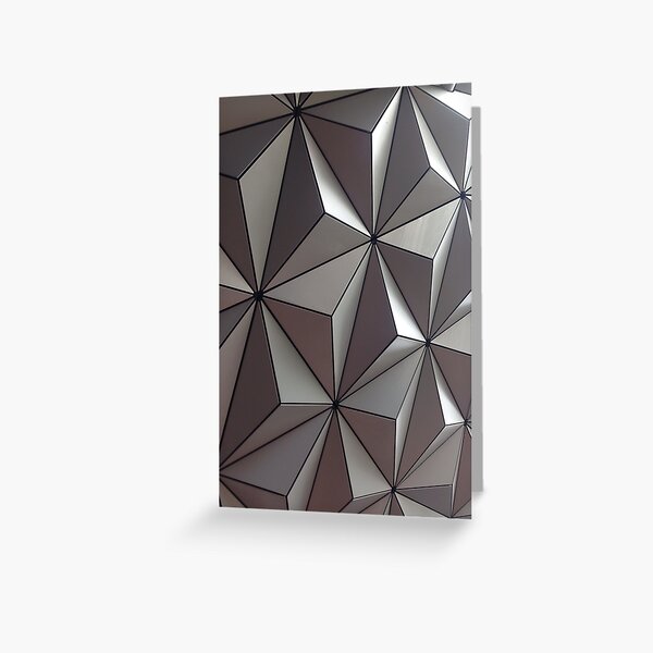 3D Surface, #abstract #pattern #mosaic #design #art #illustration #modern #tile #shape #square #vertical #colorimage #geometricshape #textured #backgrounds #seamlesspattern #triangleshape #styles Greeting Card