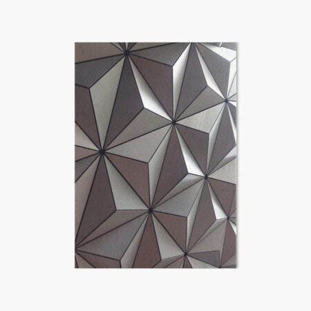 3D Surface, #abstract #pattern #mosaic #design #art #illustration #modern #tile #shape #square #vertical #colorimage #geometricshape #textured #backgrounds #seamlesspattern #triangleshape #styles Art Board Print