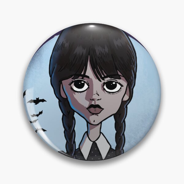 Item preview, Wednesday Addams Fanart "If you die, I will kill you" phrase designed and sold by GMTwins.