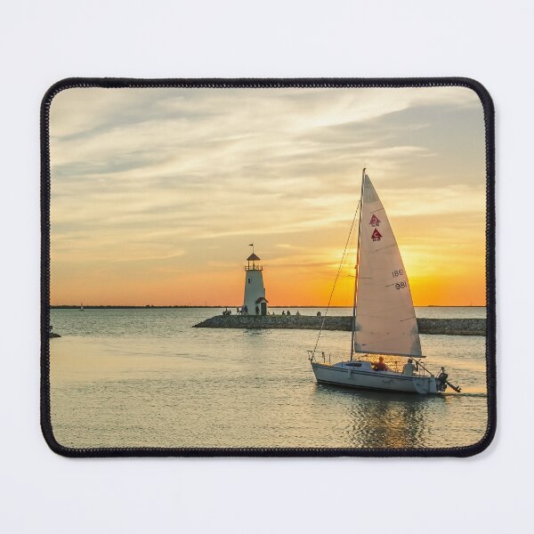 Item preview, Sailboat Evening, Lake Hefner OKC USA. designed and sold by JohnDSmith.