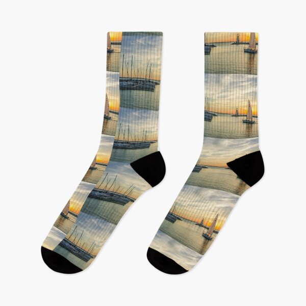 Item preview, Sailboat Evening, Lake Hefner OKC USA. designed and sold by JohnDSmith.