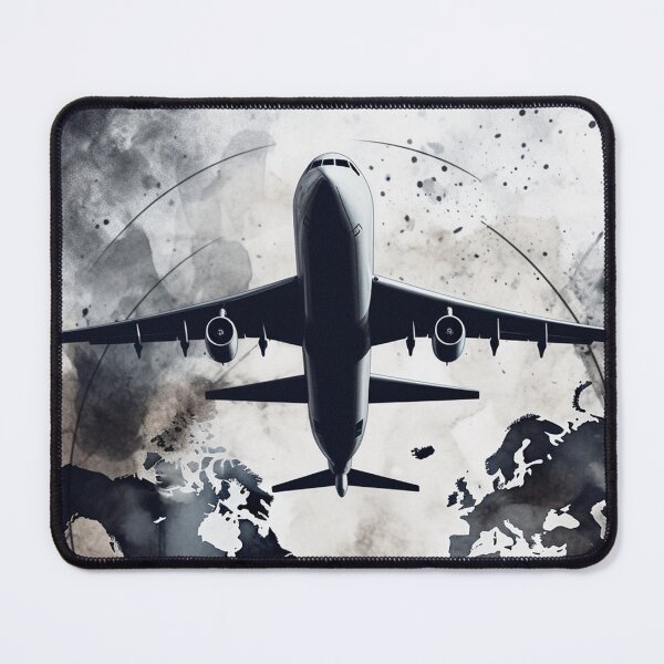 Item preview, Surreal design of airplane traveling over the earth designed and sold by Art-ColorTech.