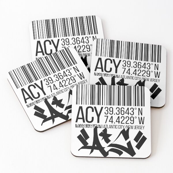 Item preview, Atlantic City, NJ (black) designed and sold by ICYMI-DZNS.