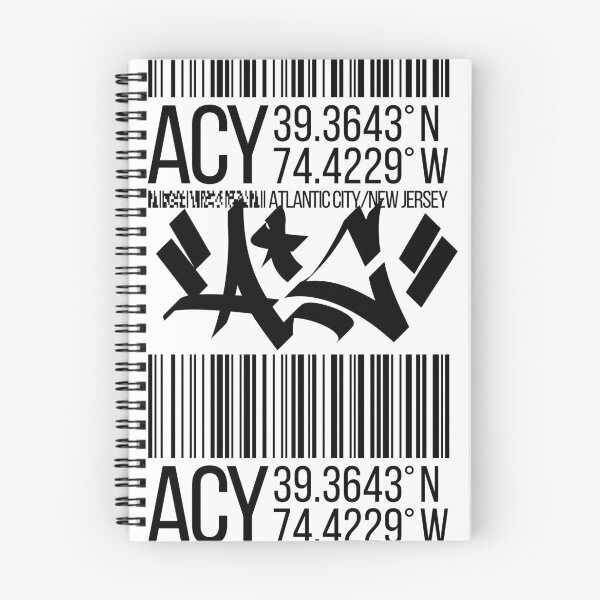 Item preview, Atlantic City, NJ (black) designed and sold by ICYMI-DZNS.