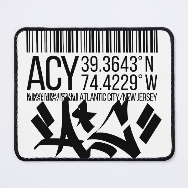 Item preview, Atlantic City, NJ (black) designed and sold by ICYMI-DZNS.