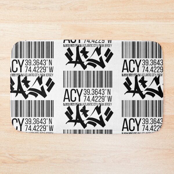 Item preview, Atlantic City, NJ (black) designed and sold by ICYMI-DZNS.