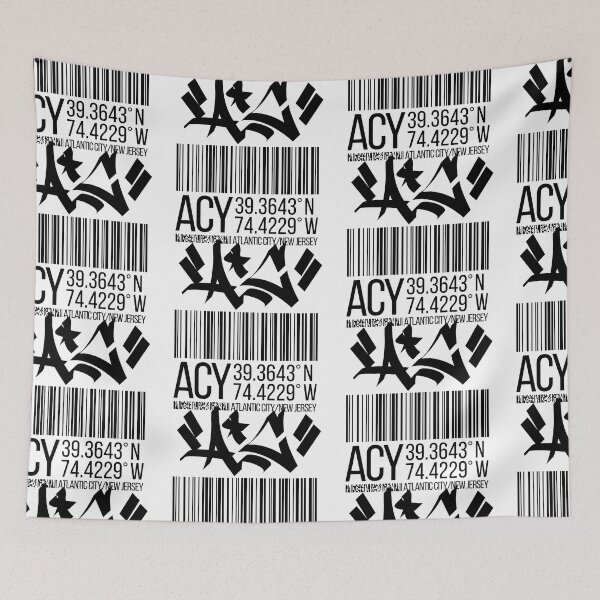 Item preview, Atlantic City, NJ (black) designed and sold by ICYMI-DZNS.