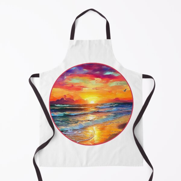 Item preview, Colorful Watercolor Sunset designed and sold by TheArtMage.